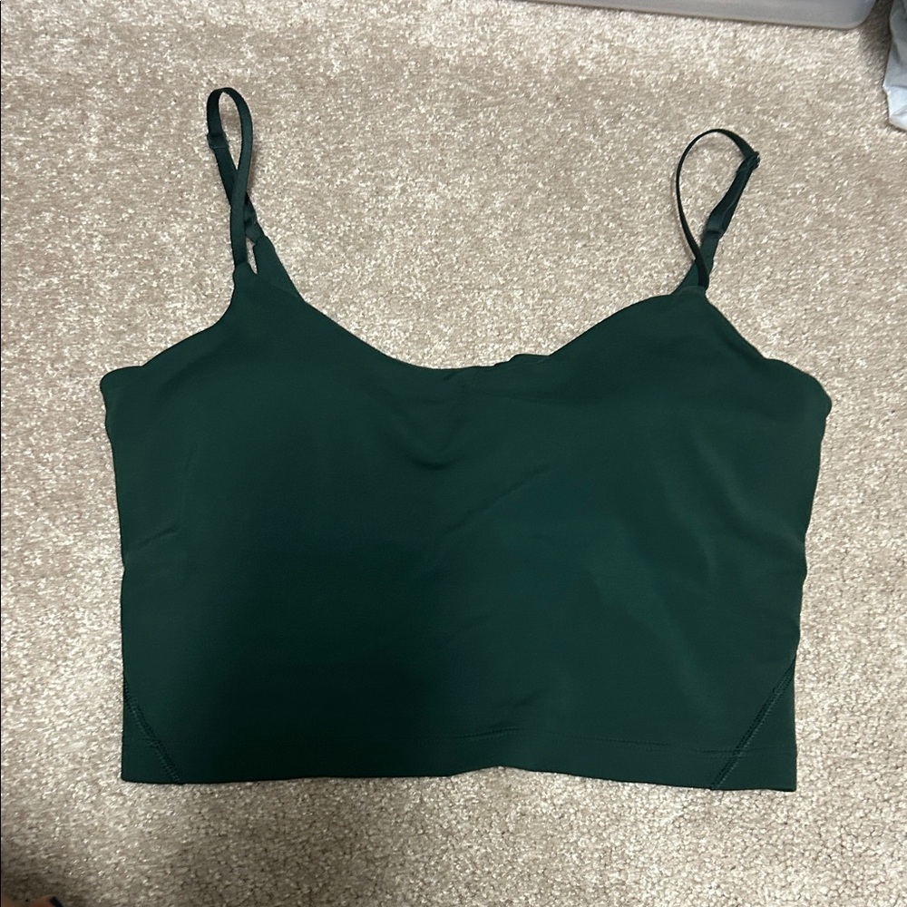 Lululemon Dark Green Women's Crop Tank